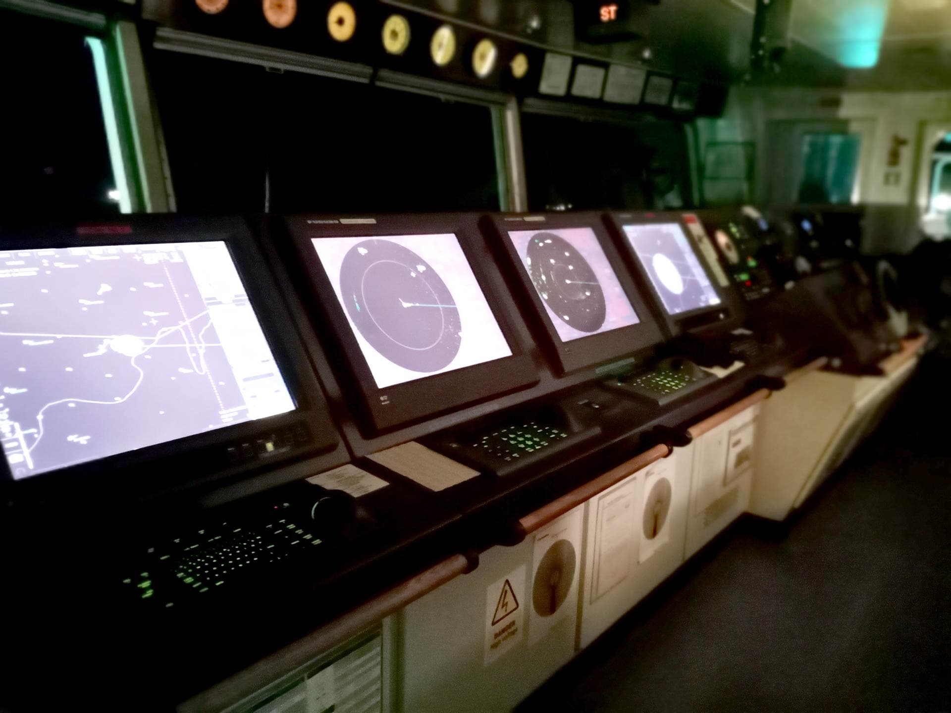Maritime professional at work